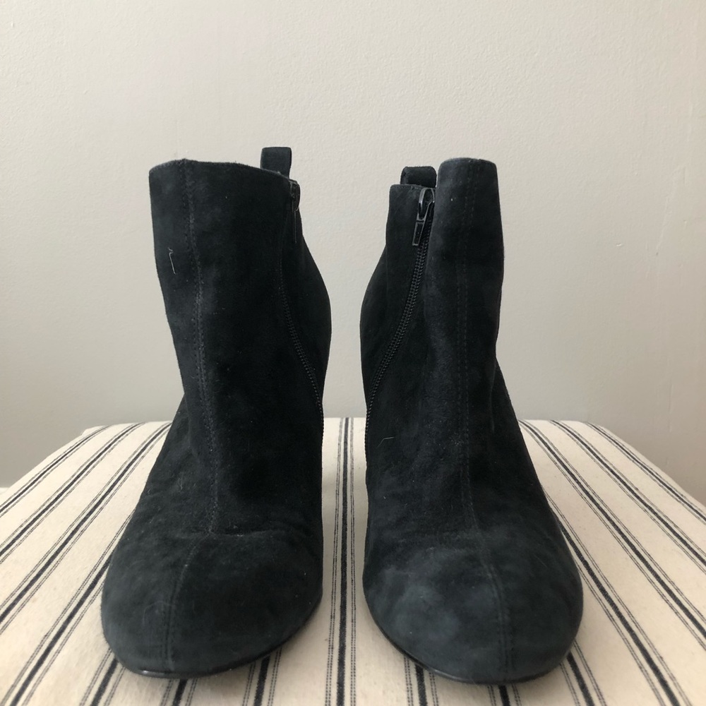 Nine West Black Suede Booties